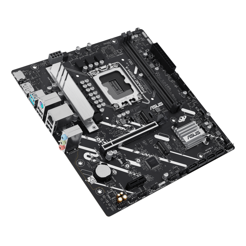 Placa de Baza ASUS PRIME H810M-A-CSM LGA 1851, 2x DDR5, 1x DP 1x HDMI 1x PCIE 4.0 x16 1x PCIE 4.0 x1, 2x M.2, 4x SATA 6GB/s, mATX (PRIME H810M-A-CSM)