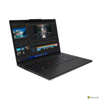 Laptop Lenovo ThinkPad T16 Gen 3; 16" WUXGA (1920x1200) IPS 400nits Anti-glare, 100% sRGB, Low Power; Intel® Core™ Ultra 5 125U, 12C (2P + 8E + 2LPE) / 14T, Max Turbo up to 4.3GHz, 12MB; Video Integrated Intel® Graphics; RAM 1x 16GB SO-DIMM DDR5-5600; 512GB SSD M.2 2280 PCIe® 4.0x4 NVMe® Opal 2.0 (21MN00B8RI)