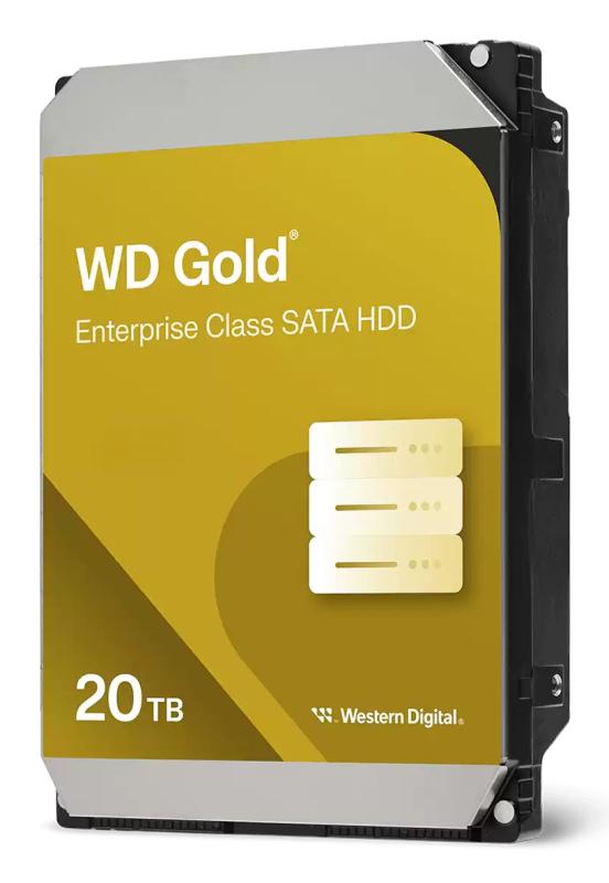 Western Digital Gold WD203KRYZ. HDD capacity: 20 TB, HDD speed: 7200 RPM, Storage drive buffer size: 512 MB, HDD size: 3.5", Interface: Serial ATA (WD203KRYZ)