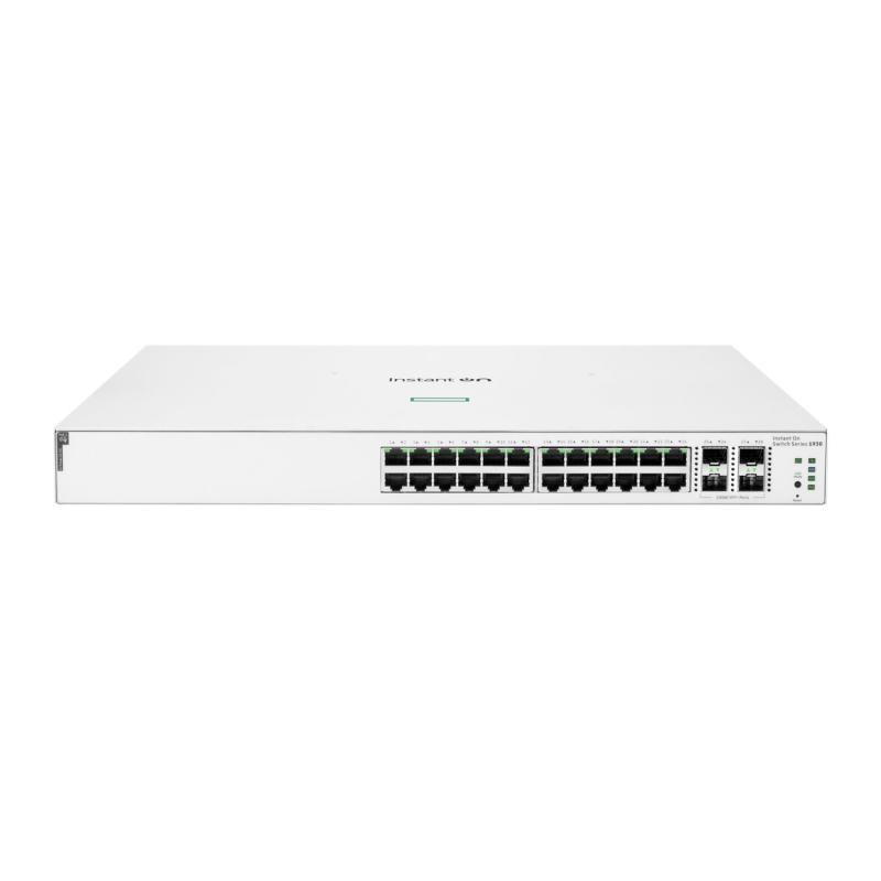ARUBA NETWORKS HPE Networking Instant On Switch 24p Gigabit CL4 PoE 4p SFP+ 370W 1930 (JL684B)