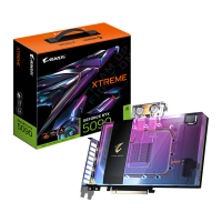 Placa Video GIGABYTE AORUS GEFORCE RTX 5090 XTREME WATERFORCE WB 32GB GDDR7 512bit, PCIE 5.0, 3x DP 1x HDMI (GV-N5090AORUSX WB-32GD)