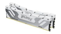 Memorie RAM Kingston DDR5 48GB 8400Mhz CL40 1.45V Dual Channel Kit Fury Renegade Silver/White RGB CUDIMM XMP (KF584CU40RWK2-48)