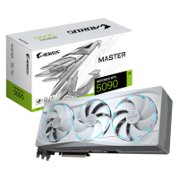 Placa Video GIGABYTE NVIDIA AORUS GEFORCE RTX 5090 MASTER ICE GDDR7 512 bit, PCIE 5.0, 3x DP 1x HDMI (GV-N5090AORUSM ICE-32GD)