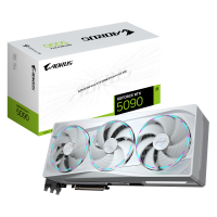Placa Video GIGABYTE AORUS GEFORCE RTX 5090 STEALTH ICE 32GB GDDR7 512 bit, PCIE 5.0, 3x DP 1x HDMI (GV-N5090AORUSST ICE-32GD)