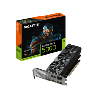 Placa Video GIGABYTE GEFORCE RTX 5060 OC LOW PROFILE 8GB GDDR7 128 bit, PCIE 5.0, 2x DP 2.1b 1x DP 1.4a 1x HDMI (GV-N5060OC-8GL)
