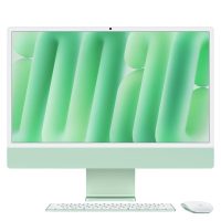 Apple iMAC 24" Retina 4.5k/ Apple M4 (CPU 8-core, GPU 8-core, Neural Engine 16-core)/16GB/256GB - Green - INT KB (2024) (MWUE3ZE/A)
