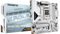 Placa de Baza GIGABYTE B850M EAGLE WIFI6E ICE AM5, 4x DDR5, 1x HDMI 2x DP, 1x PCIE 5.0 x16 1x PCIE 3.0 x16, 2x M.2, 4x SATA 6GB/s, mATX (B850M EAGLE WF6E ICE)