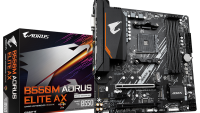 Placa de Baza GIGABYTE B550M AORUS ELITE AX AM4, 4x DDR4, 1x DVI-D 1x HDMI, 1x PCIE 4.0 x16 1x PCIE 3.0 x4 1x PCIE 3.0 x1, 2x M.2, 4x SATA 6GB/s, mATX (B550M AORUS ELITE AX)