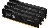 Memorie RAM KingstonDDR432GB3200MhzCL16FURY Beast Kit of 4 (KF432C16BBK4/32)