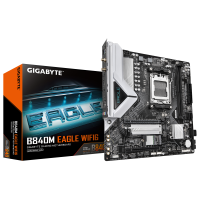 Placa de Baza GIGABYTE B840M EAGLE WIFI6 AM5, 2x DDR5, 1x DP 1x HDMI, 1x PCIE 4.0 x16 1x PCIE 3.0 x16, 2x M.2, 4x SATA 6GB/s, mATX (B840M EAGLE WIFI6)