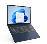 Laptop Lenovo IdeaPad Slim 3 16AHP10, 16" WUXGA (1920x1200) IPS 300nits Anti-glare, 45% NTSC, 60Hz, AMD Ryzen™ 7 8840HS (8C / 16T, 3.3 / 5.1GHz, 8MB L2 / 16MB L3), video Integrated AMD Radeon™ 780M Graphics, RAM 8GB Soldered DDR5-5600 + 16GB SO-DIMM DDR5-5600; One memory soldered to systemboard, one (83KB001ARM)