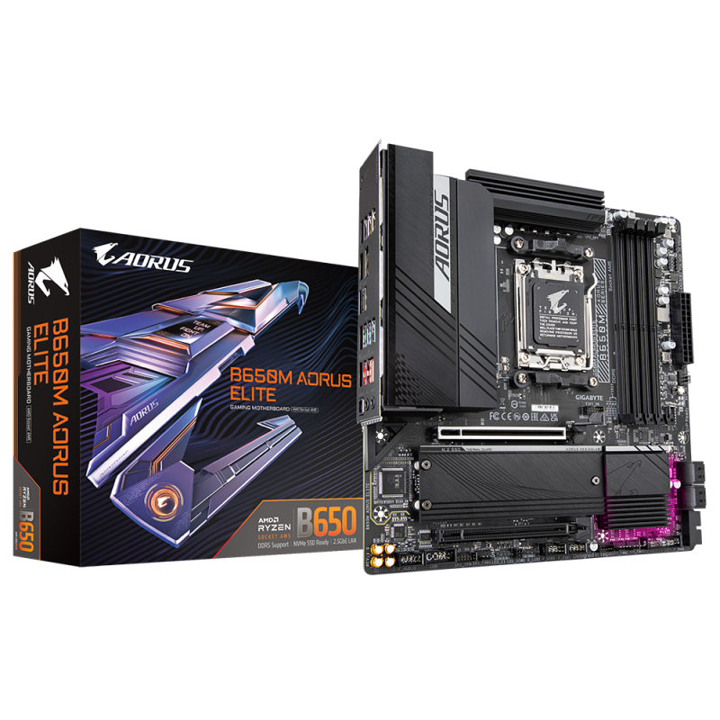Placa de bază Gigabyte B650M AORUS ELITE AM5 (B650M AORUS ELITE)