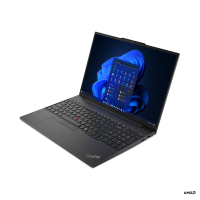 Laptop Lenovo ThinkPad E16 Gen 2 (AMD); 16" WUXGA (1920x1200) IPS 300nits Anti-glare, 45% NTSC; AMD Ryzen™ 5 7535HS (6C / 12T, 3.3 / 4.55GHz, 3MB L2 / 16MB L3); Video Integrated AMD Radeon™ 660M Graphics; RAM 1x 16GB SO-DIMM DDR5-4800; 512GB SSD M.2 2242 PCIe® 4.0x4 NVMe® Opal 2.0, Optical: no ODD (21M5002HRI)