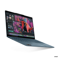 Laptop Lenovo Yoga Slim 7 14AKP10, 14" WUXGA (1920x1200) OLED 600nits (peak) / 400nits (typical) Glossy, 100% DCI-P3, 60Hz, Eyesafe®, Dolby Vision®, DisplayHDR™ True Black 500, X-Rite®, AMD Ryzen™ AI 7 350 (8C / 16T, 2.0 / 5.0GHz, 8MB L2 / 16MB L3), video Integrated AMD Radeon™ 860M Graphics, RAM 1x (83JY001QRM)