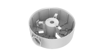 Hikvision Junction box DS-1280ZJ-PT3, Hik White, Φ120 x 40mm, Plastic ,104g (DS-1280ZJ-PT3)