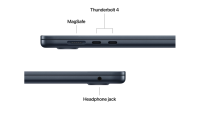 MacBook Air 15.3" Retina/Apple M4 (CPU 10- core, GPU 10- core, NeuralEngine 16- core)/16GB/1TB - midnight - INT KB (2025)  (cto from  MW1M3RO/A) (Z1DH000H8)