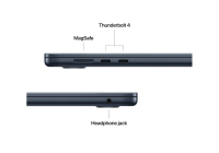 MacBook Air 15.3" Retina/Apple M4 (CPU 10- core, GPU 10- core, NeuralEngine 16- core)/16GB/1TB - midnight - INT KB (2025)  (cto from  MW1M3RO/A) (Z1DH000H8)