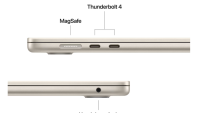 MacBook Air 15.3" Retina/Apple M4 (CPU 10- core, GPU 10- core, Neural Engine 16- core)/24GB/512GB - starlight - INT KB (2025) (MC6K4RO/A)