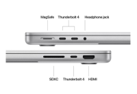 MacBook Pro 14.2"/Apple M4 (CPU 10-core, GPU 10-core, Neural Engine 16-core)/16GB/512GB - Silver - INT KB (MW2W3RO/A)