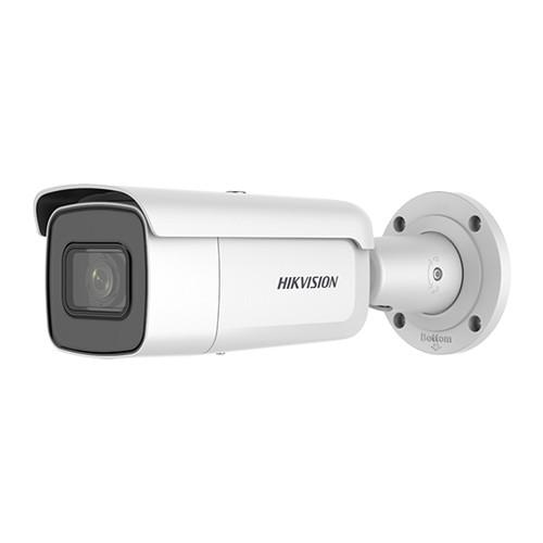 Camera supraveghere Hikvision IP bullet DS-2CD2663G2-IZS(2.8-12mm, 6MP, Acusens - filtrarea alarmelor false dupa corpul uman si masini, senzor 1/2.8"" Progressive Scan CMOS, rezolutie 3200 × 1800@20fps, iluminare Color: 0.005 Lux @ (F1.6, AGC ON), B/W: 0 Lux cu IR, lentila varifocala motorizata (DS-2CD2663G2-IZS)