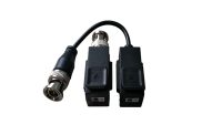 Video balun DS-1H18S/E(C);307400306,Video balun pasiv  Hikvision, DS- 1H18S/E(C); set 2 bucati ( o bucata cu cablu si o bucata fara cablu); transmite semnal video pe cablu UTP pana la 250m si pentru camere PoC pana la 150m; compatibil standard HDCVI/TVI/AHD/CVBS, greutate 32g (DS-1H18S/E(C))