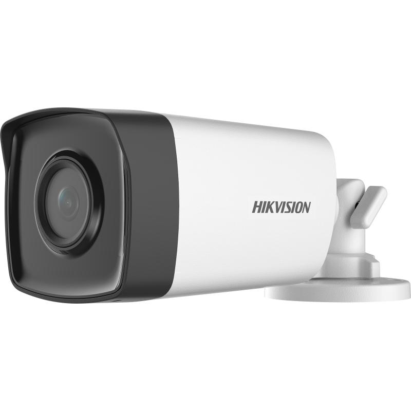 Camera supraveghere Hikvision Turbo HD bullet DS-2CE17D0T-IT3F(2.8mm) (C),2MP, senzor CMOS, rezolutie: 1920 × 1080@30fps, iluminare: 0.01 Lux @(F1.2, AGC ON), 0 Lux with IR, lentila fixa: 2.8 mm, unghi vizualizare: horizontal FOV: 106.4°, vertical FOV: 57.9°, diagonal FOV: 124.6°,distanta IR (DS-2CE17D0T-IT3F2C)