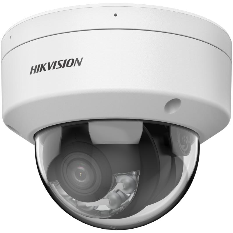 Camera de supraveghere IP Dome 4MP Hikvision DS-2CD2147G2H-LISU(2.8MM) (EF), lentila fixa 2.8mm, iluminare min: Color: 0.0005 Lux @ (F1.0, AGC ON), 0 Lux cu lumina alba: 30m, IR 30m, microfon incorporat, interfata audio: 1/1, alarma: 1/1, slot card de memorie: microSD/microSDHC/microSDXC maxim (DS-2CD2147G2H-LISU(2.8MM)(EF))
