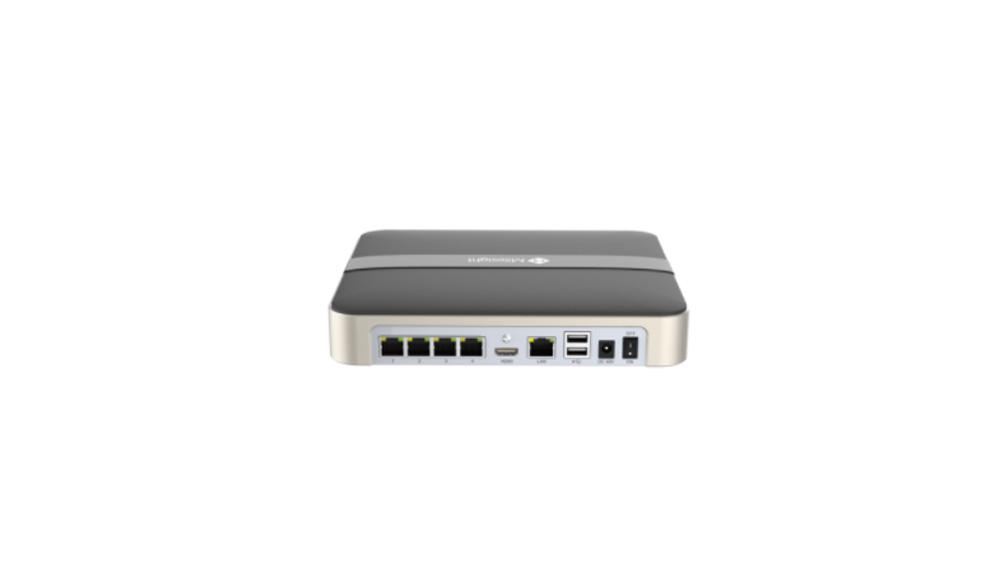 MILESIGHT TECHNOLOGY Mini POE NVR Milesight 4 Canale MS-N1004-UPC, Rezolutie inregistrare: 8MP , Rezolutie redare: 11*(30fps @8MP), 1*(30fps @6MP), 1*(30fps @5MP), 2*(30fps @4MP), 2*(30fps @3MP), 4*(30fps @1080P), 4*(30fps @720P);HDMI & VGA output; Compresie: H.265+/H.265(HEVC)/H.264+/H.264 ; Stocare: 1*SATA ( 3.5")pana (MS-N1004-UPC)