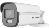 Camera de supraveghere Bullet 3K Hikvision DS-2CE12KF0T-LFS(2.8MM), lentila fixa 2.8mm, iluminare: 0.001 Lux @ (F1.0, AGC ON), 0 Lux cu lumina alba, IR 40m, lumina alba 40m, iesire TVI/AHD/CVI/CVBS, microfon incorporat, alimentare: 12 VDC ± 25%, max. 5.2 W, protectie: IP67, dimensiuni: 194.2 mm × 78 (DS-2CE12KF0T-LFS(2.8MM))