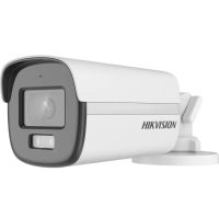 Camera de supraveghere Bullet 3K Hikvision DS-2CE12KF0T-LFS(2.8MM), lentila fixa 2.8mm, iluminare: 0.001 Lux @ (F1.0, AGC ON), 0 Lux cu lumina alba, IR 40m, lumina alba 40m, iesire TVI/AHD/CVI/CVBS, microfon incorporat, alimentare: 12 VDC ± 25%, max. 5.2 W, protectie: IP67, dimensiuni: 194.2 mm × 78 (DS-2CE12KF0T-LFS(2.8MM))