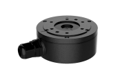 Doza conexiune camere Hikvision DS-1280ZJ-XS(Black); aluminiu, dimensiuni: Φ100 x 43.2 x 129mm, greutate: 320g, compatibil cu: camera Dome si Bullet. (DS-1280ZJ-XS/BK)