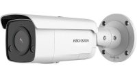 Camera supraveghere Hikvision IP bullet DS-2CD2T46G2-ISU/SL(4mm)C, 4MP, Acusens - filtrarea alarmelor false dupa corpul uman si masini, alarma vizuala (lumina stroboscopica) si alarma audio pentru avertizarea intrusilor, audio bidirectional, low-light performance powered by DarkFighter technology (DS-2CD2T46G2ISUSL4)