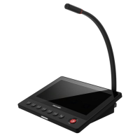 Microfon de birou cu afisaj 7" LCD Hikvision DS-QAZ1MP7G1 Gooseneck, suporta transmisie live, programate, de urgenta, TTS, suporta intrare audio 3.5 mm, protocol retea: ISAPI, ISUP, alimentare: 12 VDC, max.10 W. (DS-QAZ1MP7G1)