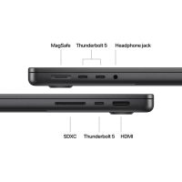 MacBook Pro 14.2"/Apple M4 Max (CPU 16-core, GPU 40-core, Neural Engine16-core)/128GB/2TB - Space Black - US KB, (cto from MX2K3RO) (Z1FG002C7)