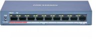 Switch Hikvision DS-3E0109P-E/M(B), 8-port, PoE (DS-3E0109P-E/M(B))
