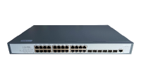 Switch Hikvision DS-3E3730;301802315 ; Ports:24 × 1 Gbps RJ45 port,6 × 10 Gbps fiber optical port;Forwarding Mode :Store-and-forward switching; MAC Address Table:32 K ; Switching Capacity:598 Gbps ; Packet Forwarding Rate:222 Mpps; Routing Feature Support static routing, RIP, OSPF, BGP, MPLS Support (DS-3E3730)