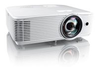 Videoproiector Optoma X309ST, DLP 3D, XGA 1024*768, 3.700 lumeni, 25.000:1, 4:3/ 16:9, dimensiune maxima imagine 247", distanta de proiectie 0.4m - 3.1 m, lampa 6.000 ore/ 15.000 Eco, VGA, HDMI, composite video, audio in/ out, USB-A power 1A, RS232, 26- 28 dB, Security bar, Kensington Lock (E9PD7DQ01EZ1)