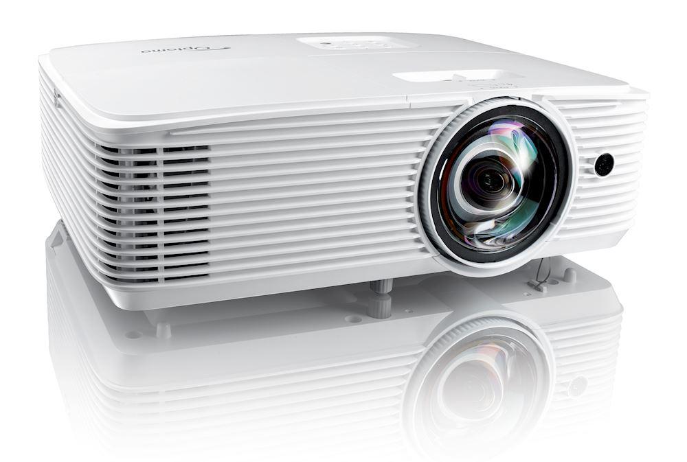 Videoproiector Optoma X309ST, DLP 3D, XGA 1024*768, 3.700 lumeni, 25.000:1, 4:3/ 16:9, dimensiune maxima imagine 247", distanta de proiectie 0.4m - 3.1 m, lampa 6.000 ore/ 15.000 Eco, VGA, HDMI, composite video, audio in/ out, USB-A power 1A, RS232, 26- 28 dB, Security bar, Kensington Lock (E9PD7DQ01EZ1)