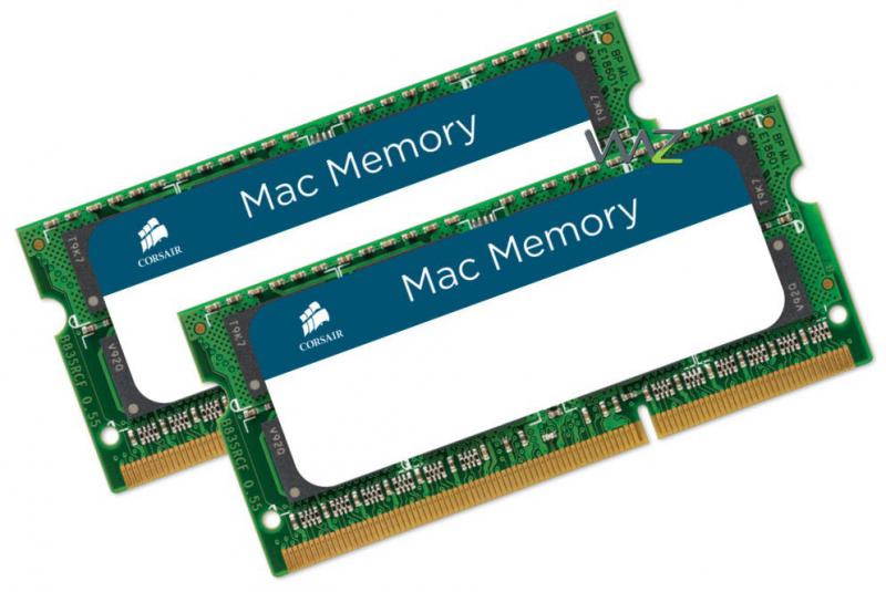 Memorie RAM notebook Corsair Mac, SODIMM, DDR3, 8GB (2x4GB), CL7, 1066 Mhz (CMSA8GX3M2A1066C7)