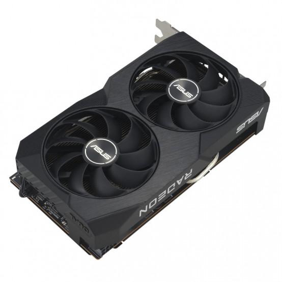 Placa video ASUS Radeon RX 7600 DUAL OC V2 8GB GDDR6 1‎28-bit (DUAL-RX7600-O8G-V2)