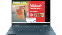 Laptop Lenovo Yoga 7 2-in-1 14AKP10, 14" 2.8K WQXGA+ (2880x1800) OLED 1100nits (peak) / 500nits (typical) Glossy / Anti-fingerprint, 100% DCI-P3, 120Hz, Dolby Vision®, TÜV Low Blue Light, DisplayHDR™ True Black 1000, Glass, Touch, AMD Ryzen™ AI 7 350 (8C / 16T, 2.0 / 5.0GHz, 8MB L2 / 16MB L3), video (83JR008ERM)