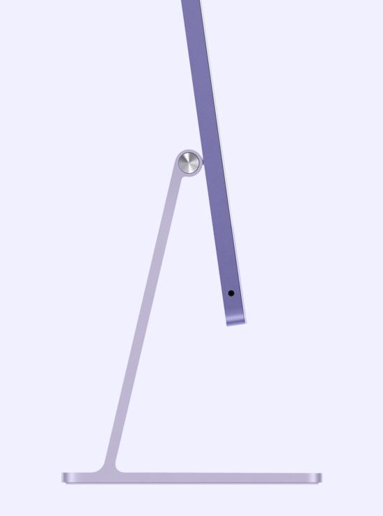 Apple iMAC 24" Retina 4.5k/ Apple M4 (CPU 8-core, GPU 8-core, NeuralEngine 16-core)/16GB/256GB - Purple - INT KB (2024) (Z1E7000HU)