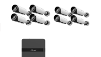 MILESIGHT TECHNOLOGY Kit supraveghere video Milesight 8 buc camera MS-C2964-UPD + 1 buc NVR MS-N1008-UPC (KIT8BULLET2MP)