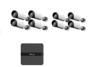 MILESIGHT TECHNOLOGY Kit supraveghere video Milesight 8 buc camera MS-C2964-UPD + 1 buc NVR MS-N1008-UPC (KIT8BULLET2MP)