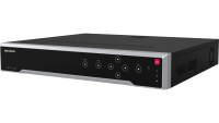 NVR Hikvision 64 canale DS-7764NI-M4, 2-ch@32 MP (30 fps)+2-ch@ 8MP（30fps）/10-ch@8 MP (30 fps)/20-ch@4 MP (30 fps)/40-ch@1080p (30 fps), iesiri: 2 x HDMI, 1xVGA, 1 eSATA interface, 4 SATA interfaces, alimenatre: 100 to 240 VAC, 50 to 60 Hz, dimensiuni: 445 × 400 × 75 mm, greutate: 5kg (DS-7764NI-M4)