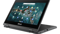 Laptop ASUS Chromebook Flip, CR1100FKA-BP0160, 11.6-inch, HD (1366 x 768) 16:9, Intel Celeron N5100 Processor 1.1 GHz (4M Cache, up to 2.8 GHz, 4 cores), Intel UHD Graphics, LPDDR4X 8GB, 64G eMMC, 60Hz, 250nits, Glossy display, LED Backlit, 720p HD camera, I/O Ports: 1x USB 2.0 Type- A, 2x USB 3.2 (CR1100FKA-BP0160)