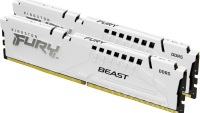 Memorie RAM Kingston DDR5 32GB 6000Mhz CL 30 1.4V Dual Channel Kit Fury Beast White EXPO (KF560C30BWEK2-32)