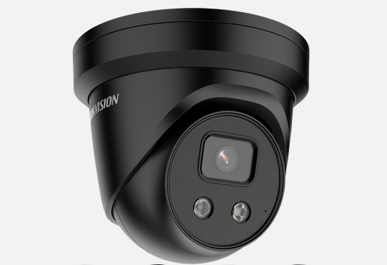 Camera supraveghere Hikvision IP turret DS-2CD2383G2-IU(2.8mm)BLACK, 8MP, culoare neagra, Acusens - filtrarea alarmelor false dupa corpul uman si masini, microfon audio incorporat, senzor 1/2.8" Progressive Scan CMOS, rezolutie 3840 × 2160@20fps, iluminare Color: 0.005 Lux @ (F1.6, AGC ON), B/W: 0 (DS-2CD2383G2-IUB2)