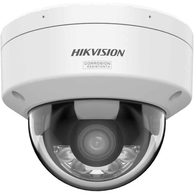 Camera de supraveghere IP Dome 4MP Hikvision DS-2CD2147G3-LIY(2.8MM), lentila fixa 2.8mm, iluminare min: Color: 0.0005 Lux @ (F1.0, AGC ON),0 Lux cu lumina alba: 40m, IR 40m, microfon incorporat, slot card de memorie: microSD/microSDHC/microSDXC maxim 512GB, alarma la evenimente: Motion detection (DS-2CD2147G3-LIY(2.8MM))