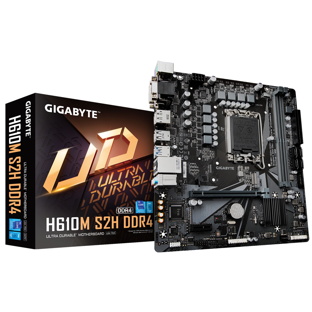 Placa de baza Gigabyte H610M S2H D4, LGA 1700 (H610M S2H D4)
